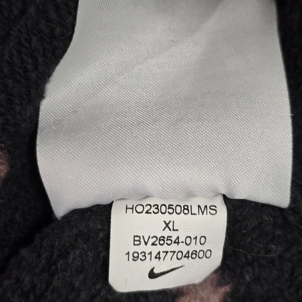 Nike Swoosh Hoodie Bleached Customized Graphics Grunge Skater Streetwear Mens XL